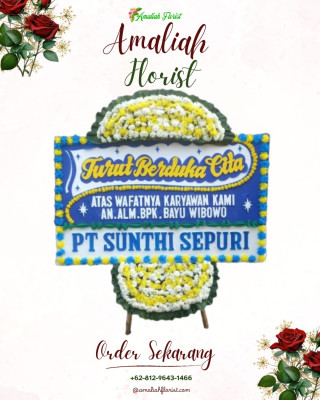 Papan Bunga Duka di Congkrang